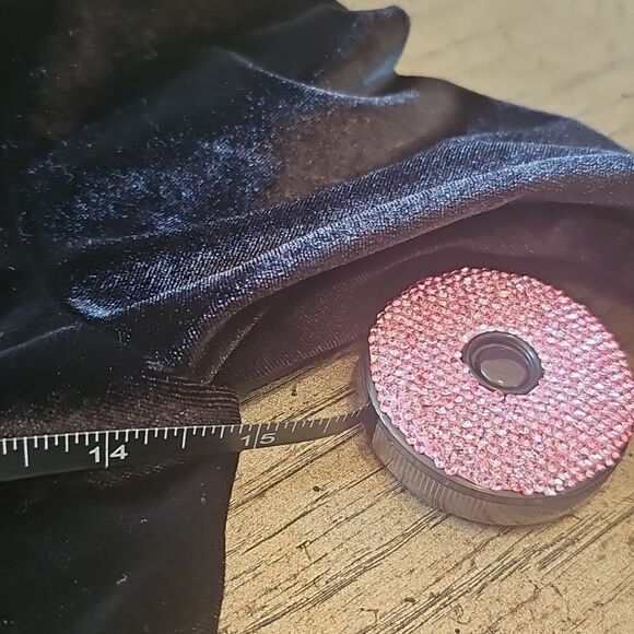 ALL SAINTS black long sleeve velvet mini dress Size 4 - Picture 8 of 14